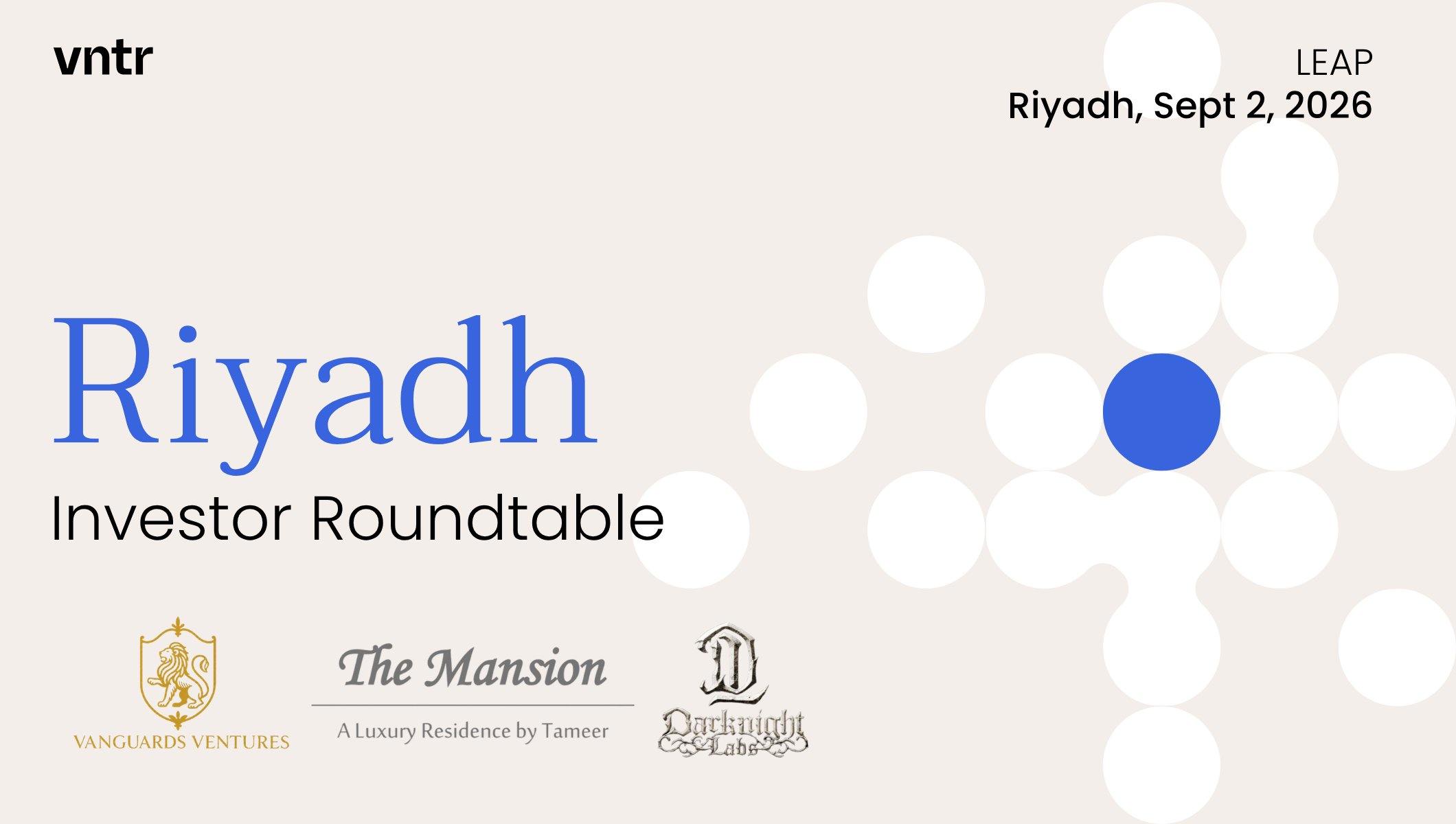 Investor Roundtable Riyadh